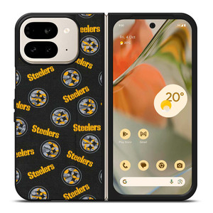 PITTSBURGH STEELERS FOOTBALL PATTERN Google Pixel 9 Pro Fold Case Cover