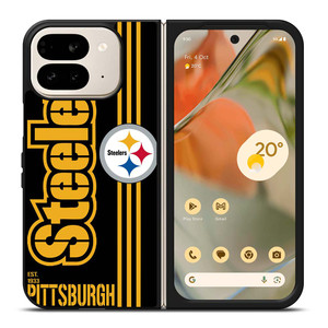 PITTSBURGH STEELERS FOOTBALL TEAM LOGO EST 1933 Google Pixel 9 Pro Fold Case Cover