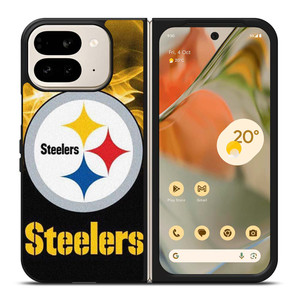 PITTSBURGH STEELERS NFL FIRE Google Pixel 9 Pro Fold Case Cover
