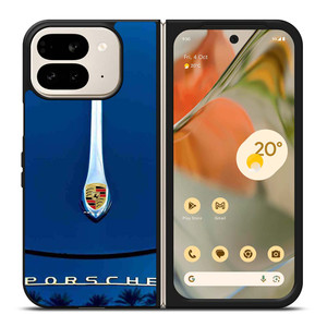 PORSCHE CAR LOGO HOOD EMBLEM Google Pixel 9 Pro Fold Case Cover