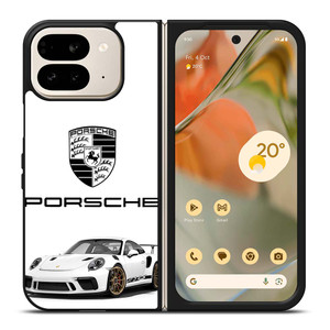 PORSCHE GT3 RS WHITE Google Pixel 9 Pro Fold Case Cover