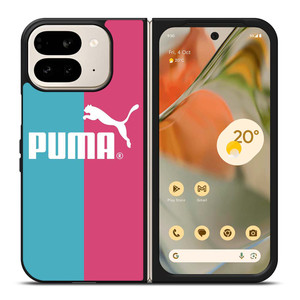 PUMA LOGO BLUE PINK ICON Google Pixel 9 Pro Fold Case Cover