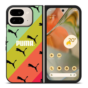 PUMA LOGO STRIPE PATTERN Google Pixel 9 Pro Fold Case Cover