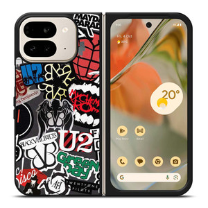 PUNK ROCK BAND COLLAGE Google Pixel 9 Pro Fold Case Cover PUNK ROCK BAND COLLAGE Google Pixel 9 Pro Fold Case Cover