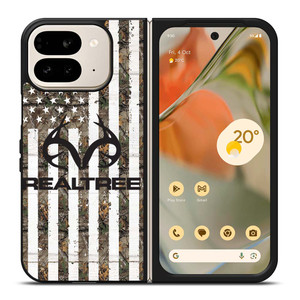 REALTREE AMERICAN FLAG LOGO Google Pixel 9 Pro Fold Case Cover