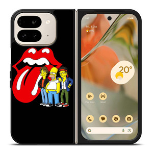 ROLLING STONES BART SIMPSON Google Pixel 9 Pro Fold Case Cover