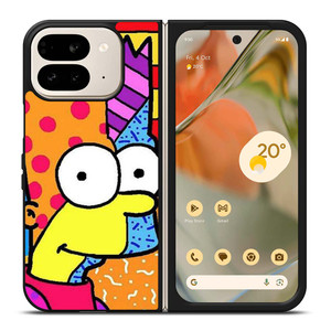 ROMERO BRITTO BART SIMPSONS ART Google Pixel 9 Pro Fold Case Cover