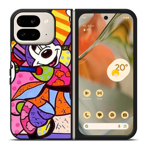 ROMERO BRITTO MINNIE MOUSE ART Google Pixel 9 Pro Fold Case Cover