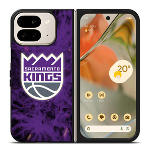 SACRAMENTO KINGS BASKETBALL NBA FIRE Google Pixel 9 Pro Fold Case Cover