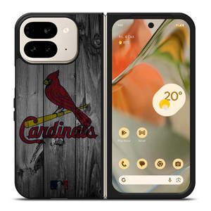 SAINT LOUIS CARDINALS BASEBALL MLB WOOD LOGO Google Pixel 9 Pro Fold Case Cover