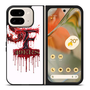 SAN FRANCISCO 49ERS FOOTBALL BLOODY LOGO Google Pixel 9 Pro Fold Case Cover