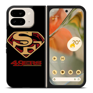 SAN FRANCISCO 49ERS FOOTBALL SUPERMAN LOGO Google Pixel 9 Pro Fold Case Cover