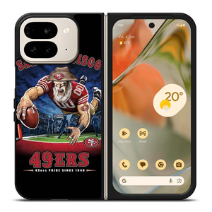 SAN FRANCISCO 49ERS NFL MASCOT Google Pixel 9 Pro Fold Case Cover SAN FRANCISCO 49ERS NFL MASCOT Google Pixel 9 Pro Fold Case Cover