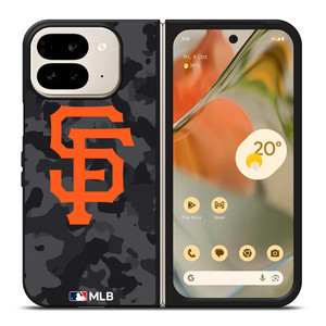 SAN FRANCISCO GIANTS BASEBALL BLACK CAMO Google Pixel 9 Pro Fold Case Cover