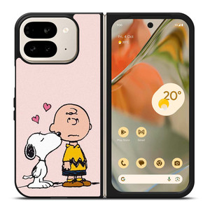 SNOOPY CHARLIE BROWN LOVE Google Pixel 9 Pro Fold Case Cover