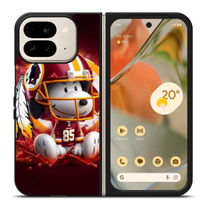 SNOOPY CHICAGO BLACKHAWKS FOOTBALL Google Pixel 9 Pro Fold Case Cover