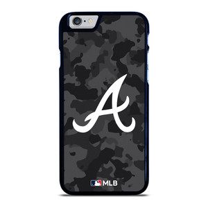 ATLANTA BRAVES BASEBALL BLACK CAMO iPhone 6 / 6S Case Cover