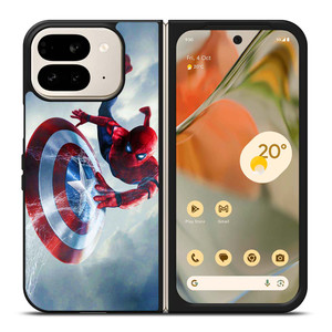 SPIDERMAN X CAPTAIN AMERICA Google Pixel 9 Pro Fold Case Cover