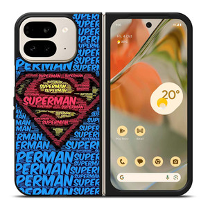 SUPERMAN TYPOGRAPHY LOGO Google Pixel 9 Pro Fold Case Cover
