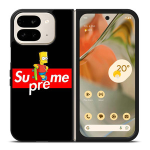 SUPREME BART SIMPSONS SKATEABOARD Google Pixel 9 Pro Fold Case Cover