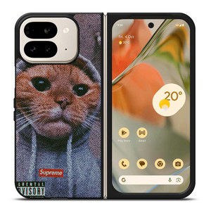 SUPREME CUTE CAT 2 Google Pixel 9 Pro Fold Case Cover