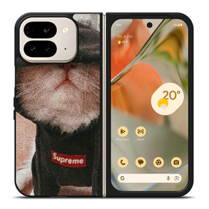 SUPREME CUTE CAT Google Pixel 9 Pro Fold Case Cover