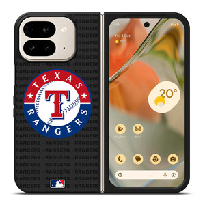 TEXAS RANGERS BASEBALL BLACK Google Pixel 9 Pro Fold Case Cover