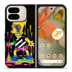 THE SIMPSONS TRIPPY ART Google Pixel 9 Pro Fold Case Cover