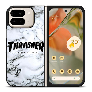 THRASHER SKATEBOARD MARBLE Google Pixel 9 Pro Fold Case Cover