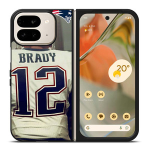 TOM BRADY JERSEY NEW ENGLAND PATRIOTS Google Pixel 9 Pro Fold Case Cover