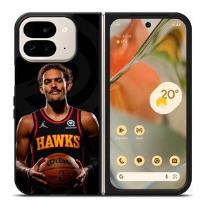 TRAE YOUNG ATLANTA HAWKS 4 Google Pixel 9 Pro Fold Case Cover