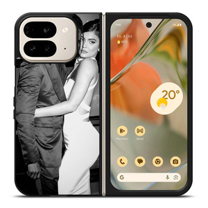TRAVIS SCOTT AND KYLIE JENNER CUDDLING Google Pixel 9 Pro Fold Case Cover