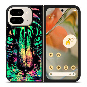 TRIPPY TIGER ART 2 Google Pixel 9 Pro Fold Case Cover