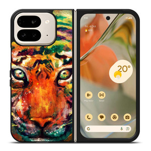 TRIPPY TIGER ART Google Pixel 9 Pro Fold Case Cover