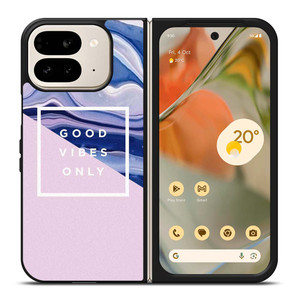TUMBLR GOOD VIBES ONLY PINK MARBLE Google Pixel 9 Pro Fold Case Cover