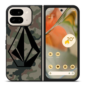VOLCOM LOGO CAMO Google Pixel 9 Pro Fold Case Cover VOLCOM LOGO CAMO Google Pixel 9 Pro Fold Case Cover