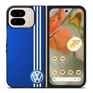 VOLKSWAGEN BLUE STRIPE LOGO Google Pixel 9 Pro Fold Case Cover