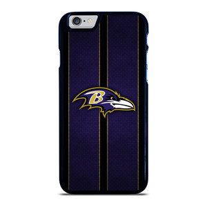 BALTIMORE RAVENS NFL METAL STRIPE iPhone 6 / 6S Case Cover