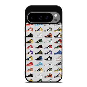 AIR JORDAN SHOES COLLAGE Google Pixel 9 Pro XL Case Cover AIR JORDAN SHOES COLLAGE Google Pixel 9 Pro XL Case Cover