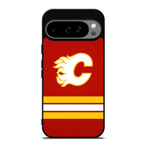CALGARY FLAMES LOGO NHL HOCKEY TEAM ICON Google Pixel 9 Pro XL Case Cover CALGARY FLAMES LOGO NHL HOCKEY TEAM ICON Google Pixel 9 Pro XL Case Cover