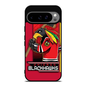 CHICAGO BLACKHAWKS HOCKEY TEAM LOGO MASCOT Google Pixel 9 Pro XL Case Cover