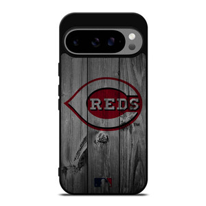 CINCINNATI REDS BASEBALL MLB WOOD LOGO Google Pixel 9 Pro XL Case Cover CINCINNATI REDS BASEBALL MLB WOOD LOGO Google Pixel 9 Pro XL Case Cover