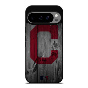 CLEVELAND GUARDIANS BASEBALL MLB WOOD LOGO Google Pixel 9 Pro XL Case Cover