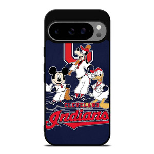 CLEVELAND INDIANS BASEBALL DISNEY MICKEY DONALD GOOFY Google Pixel 9 Pro XL Case Cover