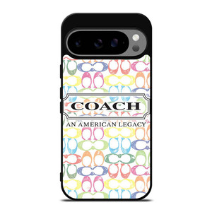 COACH NEW YORK LOGO AMERICAN LEGACY COLORFUL PATTERN Google Pixel 9 Pro XL Case Cover