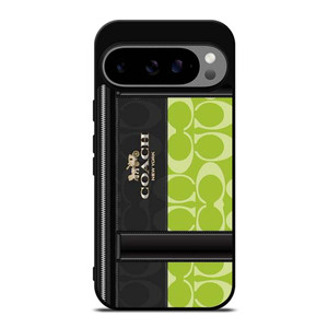 COACH NEW YORK LOGO GREEN BAG Google Pixel 9 Pro XL Case Cover
