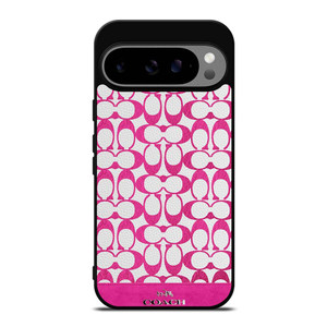 COACH NEW YORK LOGO PATTERN PINK EMBLEM Google Pixel 9 Pro XL Case Cover