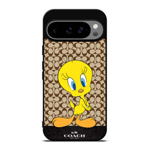COACH NEW YORK LOGO TWEETY BIRD Google Pixel 9 Pro XL Case Cover COACH NEW YORK LOGO TWEETY BIRD Google Pixel 9 Pro XL Case Cover