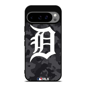DETROIT TIGERS BASEBALL BLACK CAMO Google Pixel 9 Pro XL Case Cover