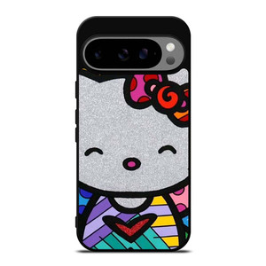 HELLO KITTY ROMERO BRITTO ART Google Pixel 9 Pro XL Case Cover HELLO KITTY ROMERO BRITTO ART Google Pixel 9 Pro XL Case Cover